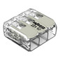 Preview: WAGO 221-483 50x Verbindungsklemme mit Hebeln, 3 Leiter, 4mm², Ex e, lichtgrau