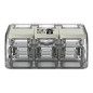 Preview: WAGO 221-483 50x Verbindungsklemme mit Hebeln, 3 Leiter, 4mm², Ex e, lichtgrau