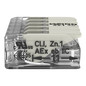 Preview: WAGO 221-485 25x Verbindungsklemme mit Hebeln, 5 Leiter, 4mm², Ex e, lichtgrau