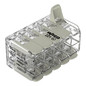 Preview: WAGO 221-490 15x Verbindungsklemme mit Hebeln, 10 Leiter, 4mm², Ex e, lichtgrau