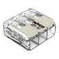 Preview: WAGO 221-683 30x Verbindungsklemme mit Hebeln, 3 Leiter, 6mm², Ex e, lichtgrau