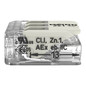 Preview: WAGO 221-683 30x Verbindungsklemme mit Hebeln, 3 Leiter, 6mm², Ex e, lichtgrau