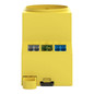 Preview: WAGO 709-582 Schaltschrank-Steckdose Typ F, LED-Statusanzeige, Push-in CAGE CLAMP, signalgelb