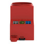 Preview: WAGO 709-583 Schaltschrank-Steckdose Typ F, LED-Statusanzeige, Push-in CAGE CLAMP, rot