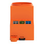Preview: WAGO 709-584 Schaltschrank-Steckdose Typ F, LED-Statusanzeige, Push-in CAGE CLAMP, orange
