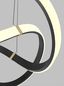Preview: Wofi Indigo LED Pendelleuchte Schwarz-Gold 42W Warmweiss 3-Stufen Dimmbar 6134-104