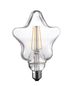 Preview: WOFI LED Filament E27 Lampe 4W 300Lm 1800K Warmweiss Stern Vintage Design