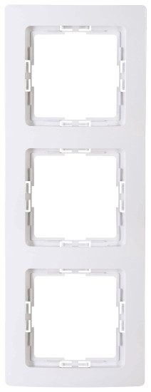 Kopp HK05 Abdeckrahmen für senkrechte und waagerechte Installation 3-fach