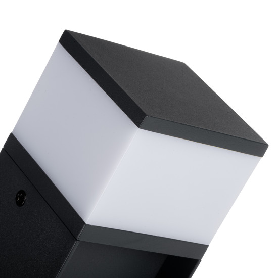 Kanlux Wandleuchte DASTEN EL16 mit Steckdose Außen schwarz G9 IP44 38768