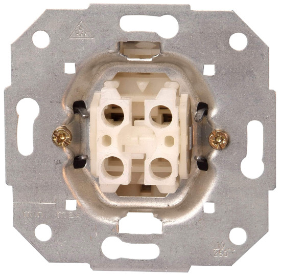 Kopp Unterputz Doppeltaster 2 x Schließer-Sockel