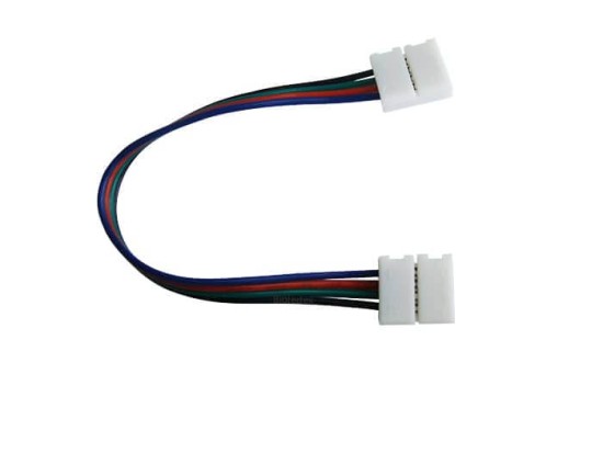 Kabelbrücke für 2 flexible RGB LED Leisten - RGB SMD Verbinder