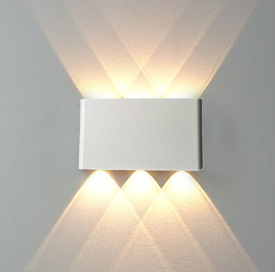 Bioledex LED Wandleuchte 3x2W 3000/4000/6500K 60° weiss