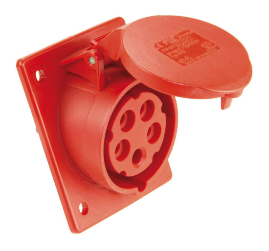 PCE 425-6 Anbaudose schräg 32A 5p 6h IP44/54