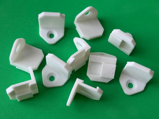 10 x SOIXX XWM Ecke Vertikale Montage Weiß