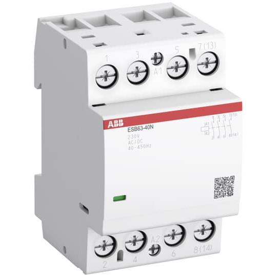 ABB ESB63-40N-01 Installationsschütz 4S/0Ö, 24 V AC/DC, Made in Germany