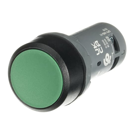 ABB CP1-10G-11 Drucktaster, tastend, flach gruen, 1 Schließer +1 Öffner