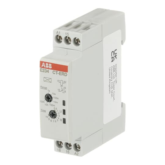 ABB CT-ERD.12 Zeitrelais, ansprechverzögert 1 WE, 24-240 VAC, 24-48 VDC