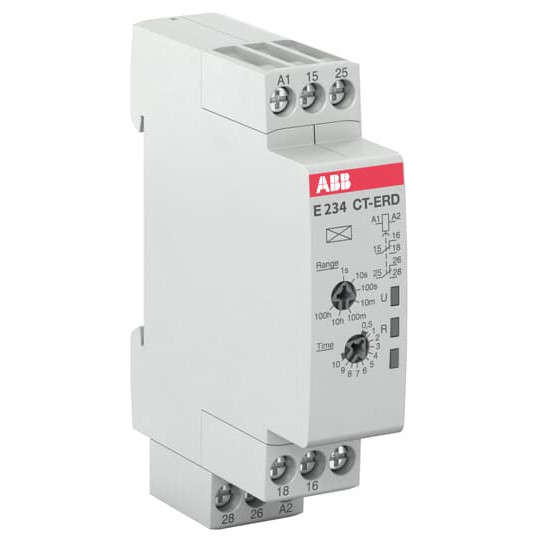 ABB CT-ERD.22 Zeitrelais, ansprechverzögert 2 WE, 24-48 VDC, 24-240 VAC