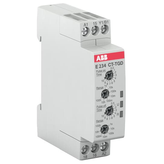 ABB CT-TGD.12 Zeitrelais, taktgebend 1We, 24-240VAC, 24-48VDC