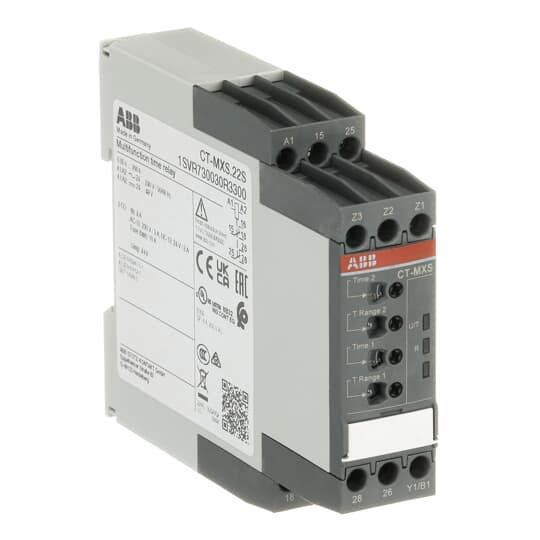 ABB CT-MXS.22S Zeitrelais, multifunktion 2We, 24-48VDC, 24-240VAC, Made in Germany
