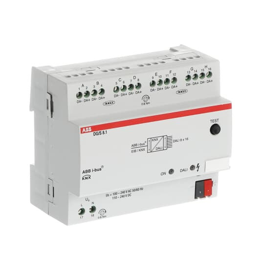 ABB DG/S8.1 DALI-Gateway, 8fach, REG, Made in Germany