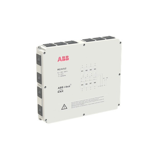 ABB RC/A8.2 Raum-Controller Grundgerät, 8 Module, AP, Made in Germany