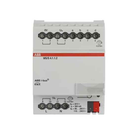 ABB WS/S4.1.1.2 Wetterstation, 4fach, REG, Made in Germany