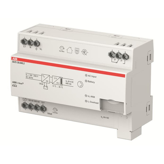 ABB SU/S30.640.2 Unterbr. KNX Spannungsvers.  640 mA, MDRC, Made in Germany