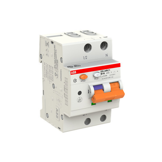 ABB AFDD+FI/LS DS-ARC1A-B16/0,03, 6kA, 3TE Fehlerlichtbogen-Schutzeinrichtung+FI/LS
