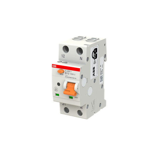 ABB AFDD+LS S-ARC1-B13, 6kA, 1P+N, 2TE Fehlerlichtbogen-Schutzeinrichtung + LS