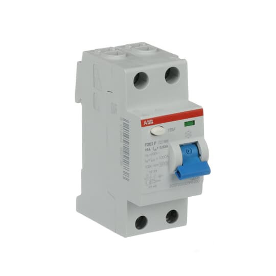 ABB F202F-25/0,03 FI-Schalter 2P, Type F, 25A, 30mA
