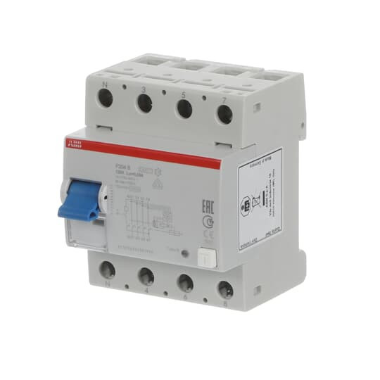 ABB F204B-125/0,03L FI-Schutzschalter 4P,allstromsens.,125A,30mA,N links, Made in Germany