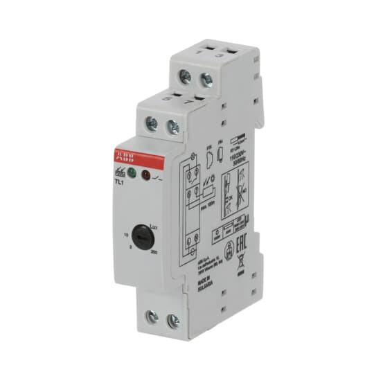 ABB TL1 Dämmerungsschalter 2-200 lux, 110-230V AC, 16 A Lichtsensor enthalten