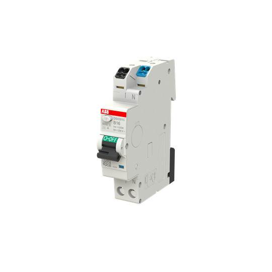 ABB DSX301CA-B16/0,03 FI/LS-Schalter, 1 TE 6kA, 1P+N, Typ A, B16, 30mA