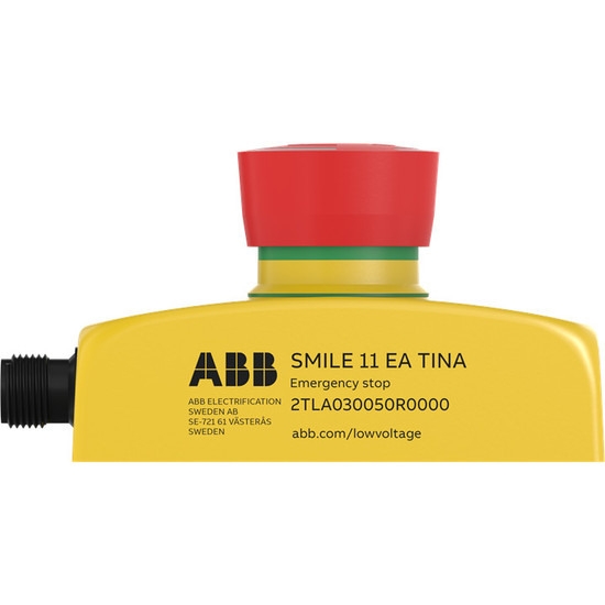 ABB SMILE 11EA TINA Not-Halt-Taster 1 x 5-poliger Stiftstecker M12