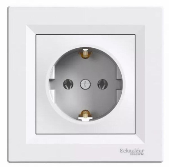 SOIXX Aufsteckrahmen für Steckdosen Schneider Electric Asfora Gelb Modernes Design ohne Demontage