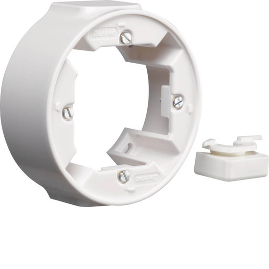 Berker 100109 Aufputz-Rahmen 1fach Serie 1930 polarweiß. glänzend