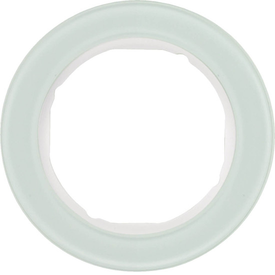 Berker 10112009 Rahmen 1fach Serie R.Classic Glas. polarweiß