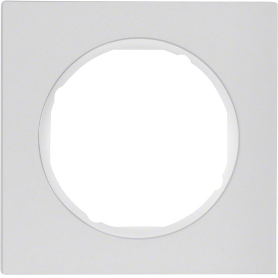 Berker 10112274 Rahmen 1fach R.3 Alu/polarweiß