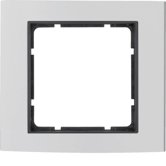 Berker 10113004 Rahmen 1fach. B.3. Alu/anthrazit matt. Aluminium eloxiert