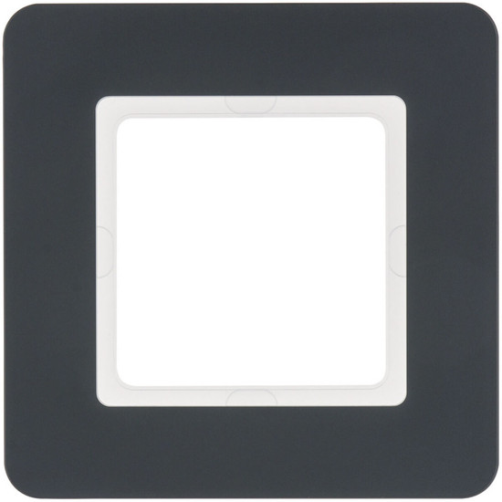 Berker 10116186 Rahmen 1fach. Q.7. anthrazit samt