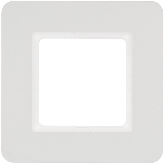 Berker 10116189 Rahmen 1fach. Q.7. polarweiß samt