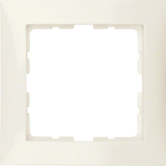 Berker 10118982 Rahmen 1fach S.1 weiß. glänzend