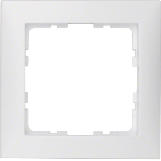 Berker 10119909 Rahmen 1fach. S.1. polarweiß matt