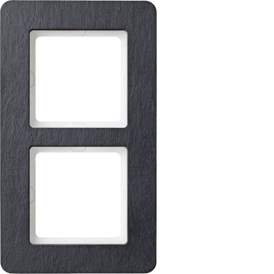 Berker 10126030 Rahmen 2fach. Q.7. Schiefer