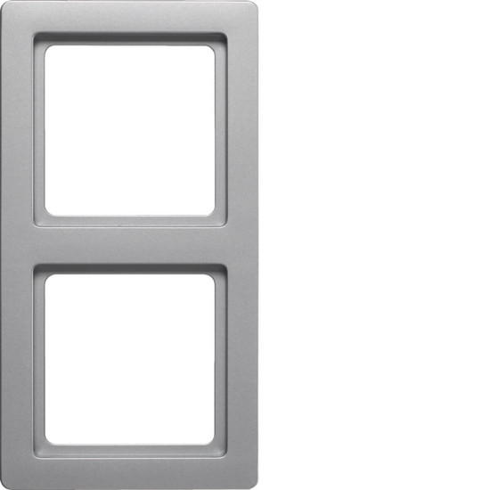 Berker 10126084 Rahmen 2fach Q.1 alu samt. lackiert