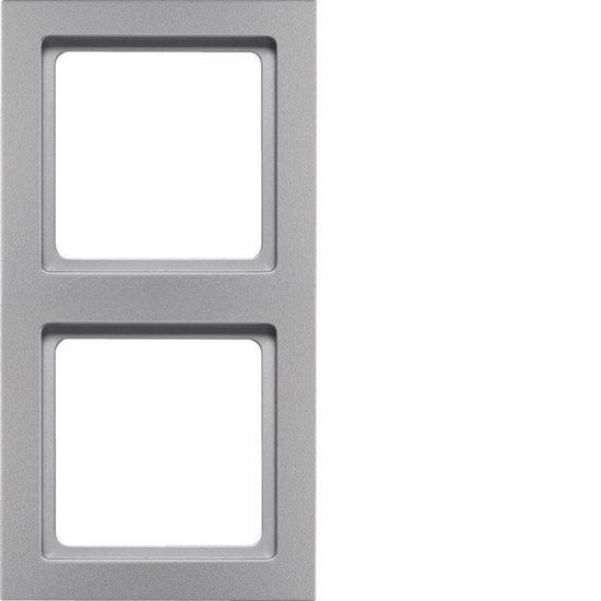 Berker 10126094 Rahmen 2fach Q.3 alu samt. lackiert