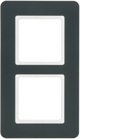 Berker 10126186 Rahmen 2fach. Q.7. anthrazit samt
