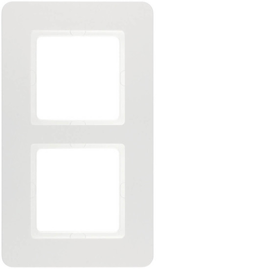 Berker 10126189 Rahmen 2fach. Q.7. polarweiß samt