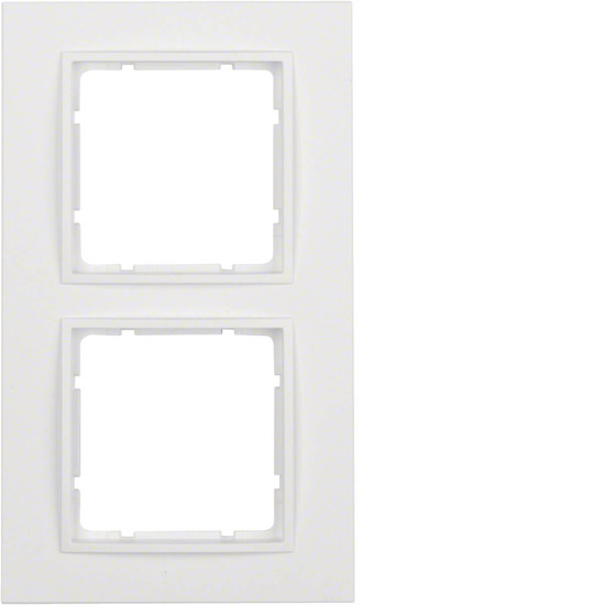 Berker 10126919 Rahmen 2fach B.7 polarweiß. matt